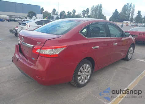 2013 Nissan Sentra Sv z USA, uszkodzony, nr VIN 3N1AB7APXDL702664